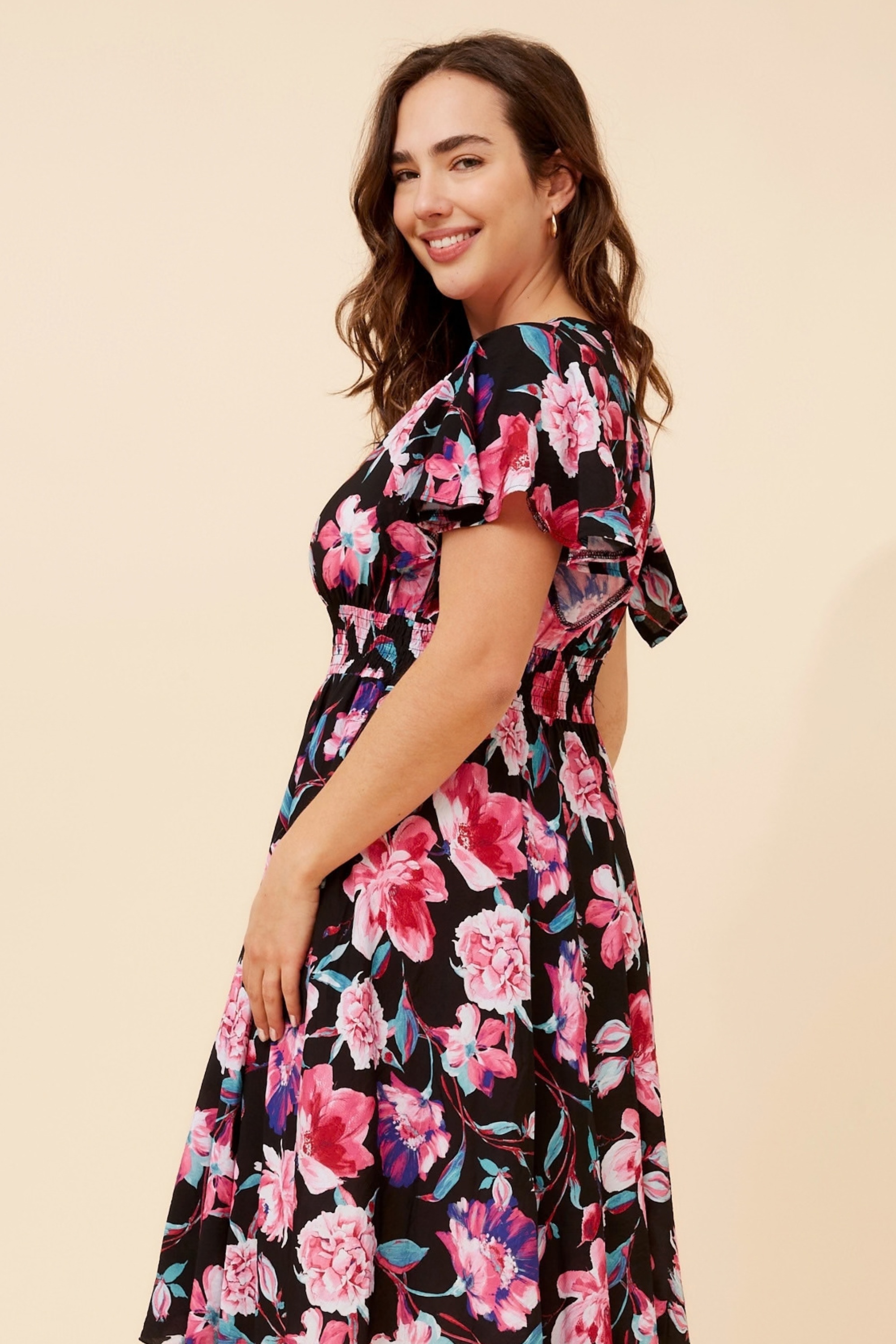 SANDY FLORAL DRESS