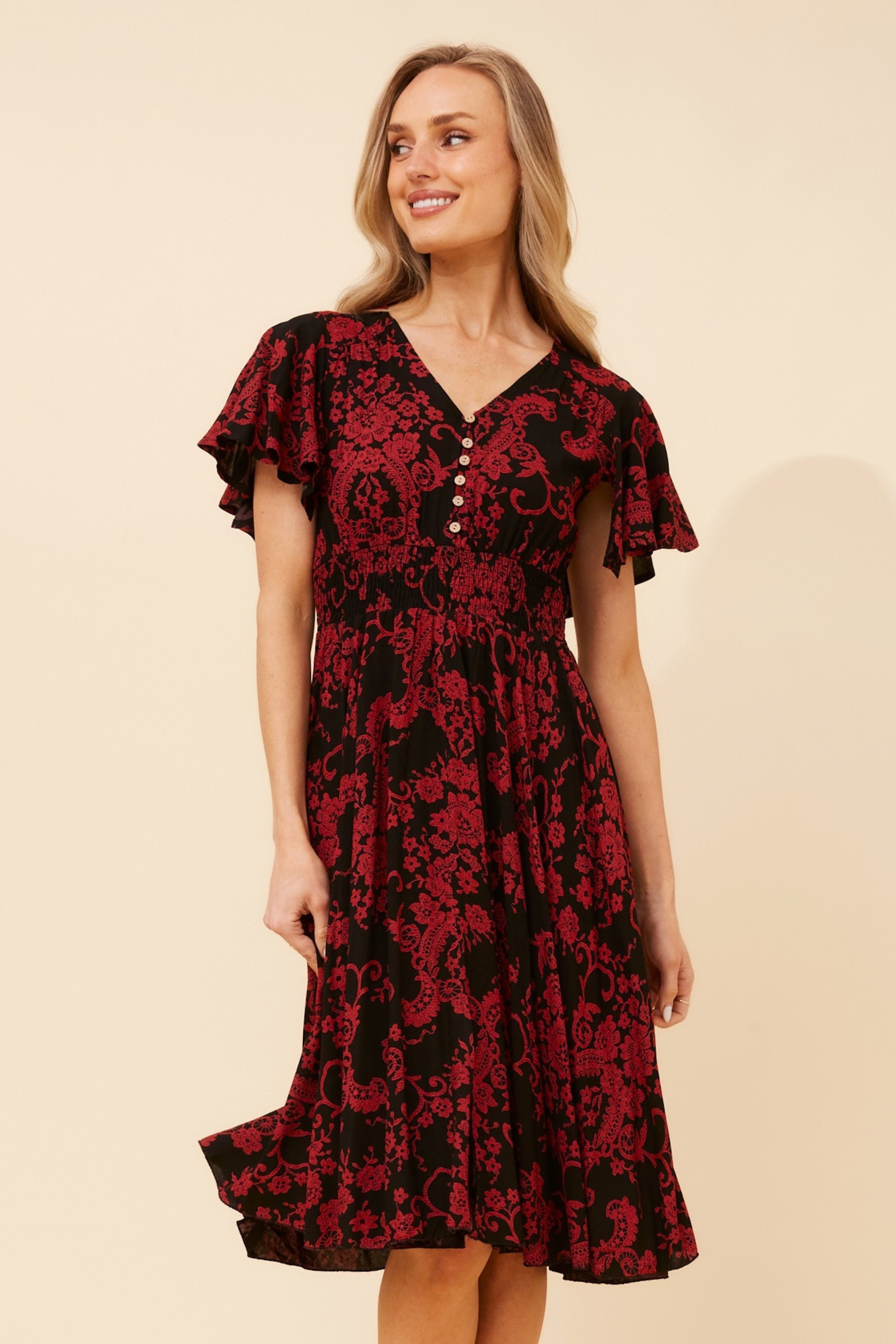 SANDY FLORAL DRESS