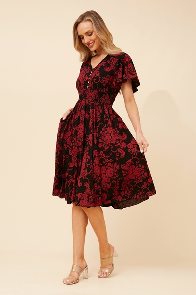 SANDY FLORAL DRESS