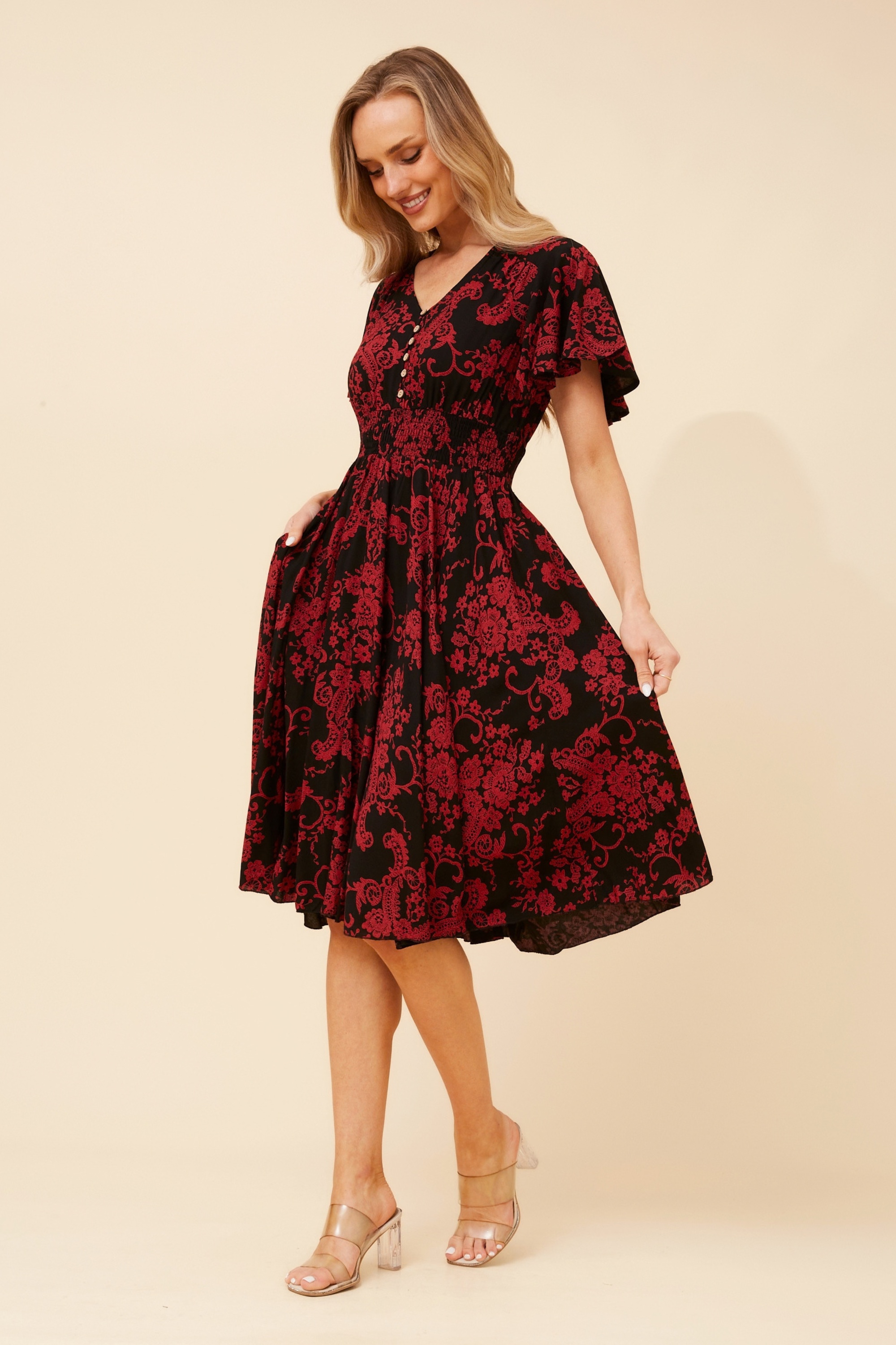 SANDY FLORAL DRESS
