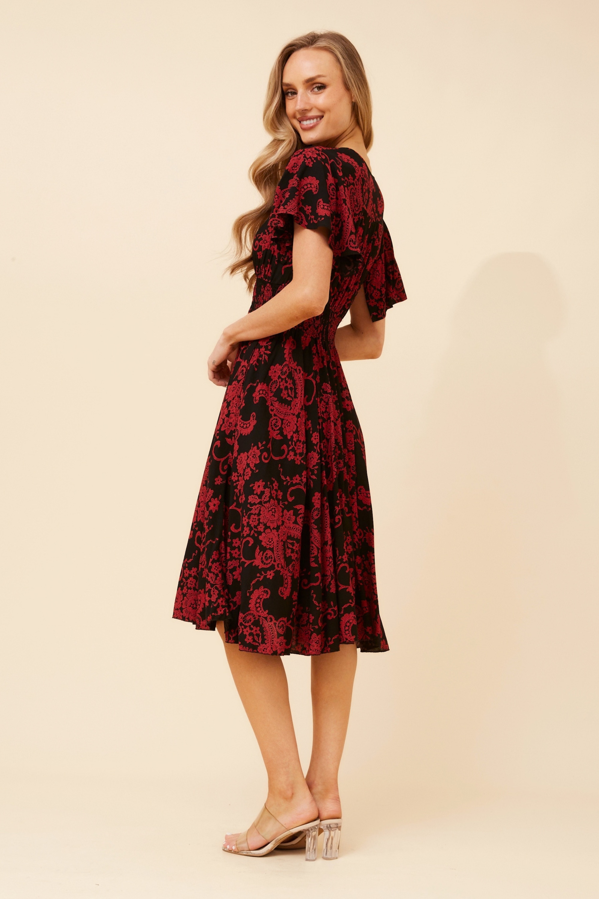 SANDY FLORAL DRESS
