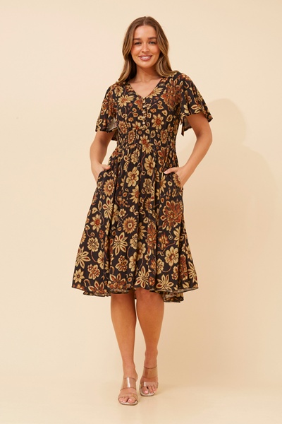 SANDY FLORAL DRESS
