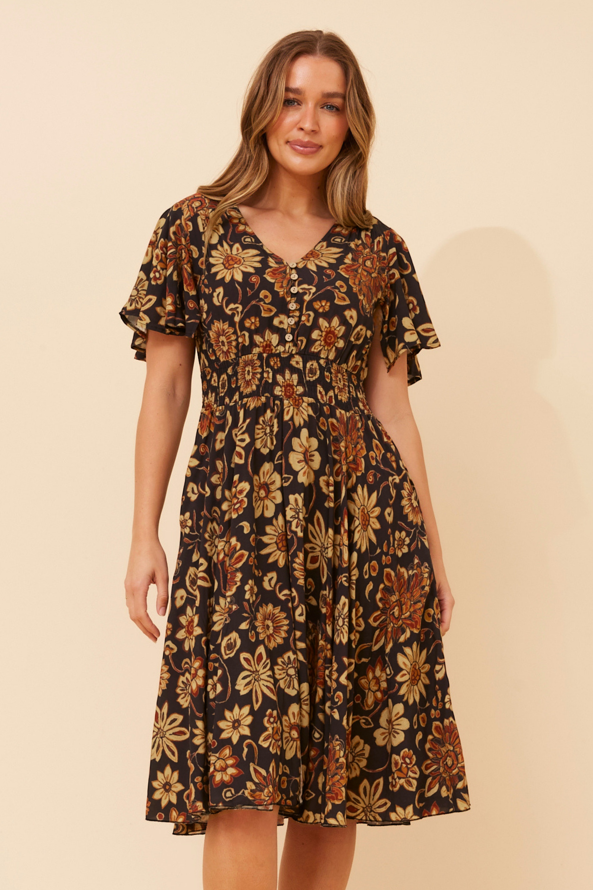 SANDY FLORAL DRESS