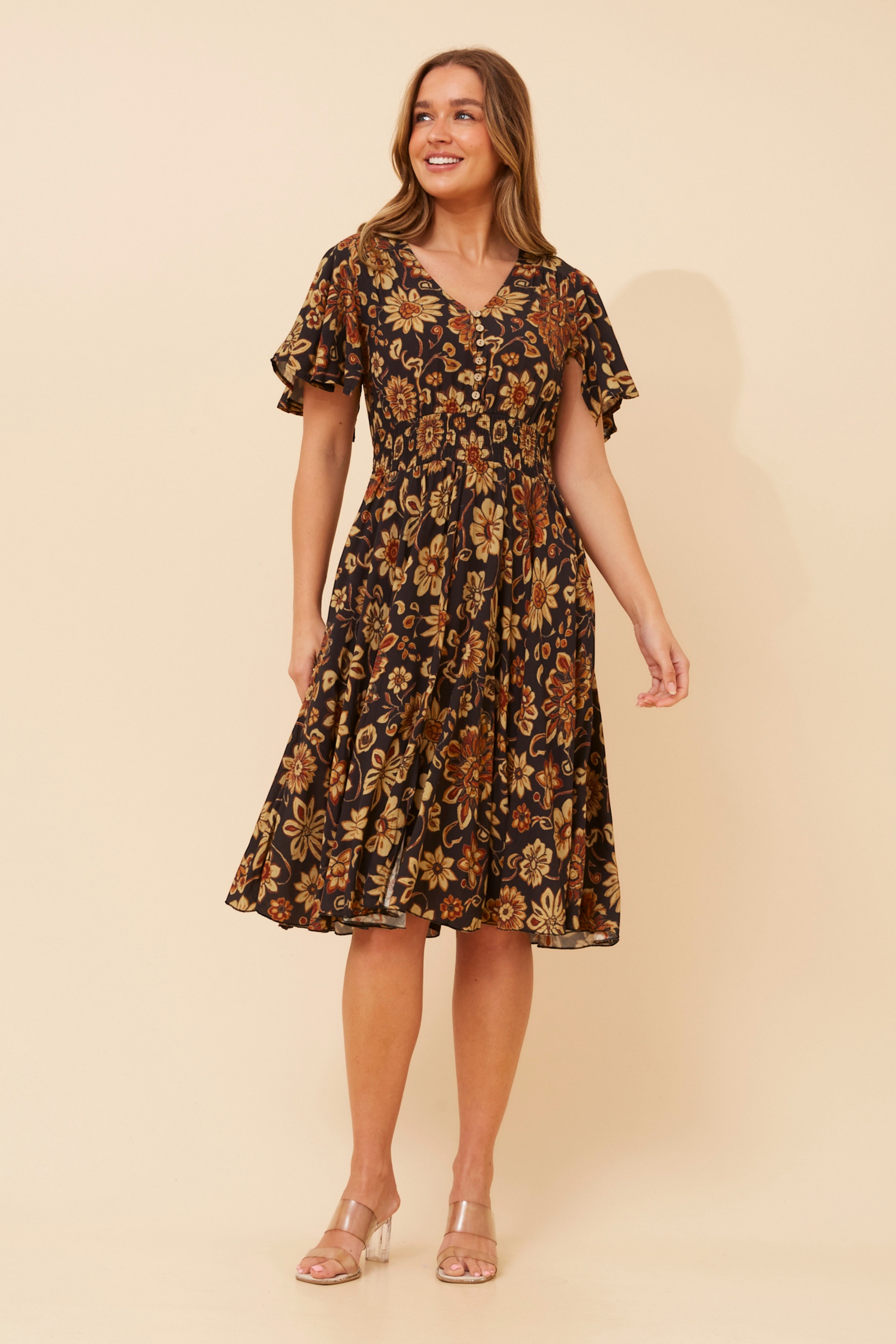 SANDY FLORAL DRESS
