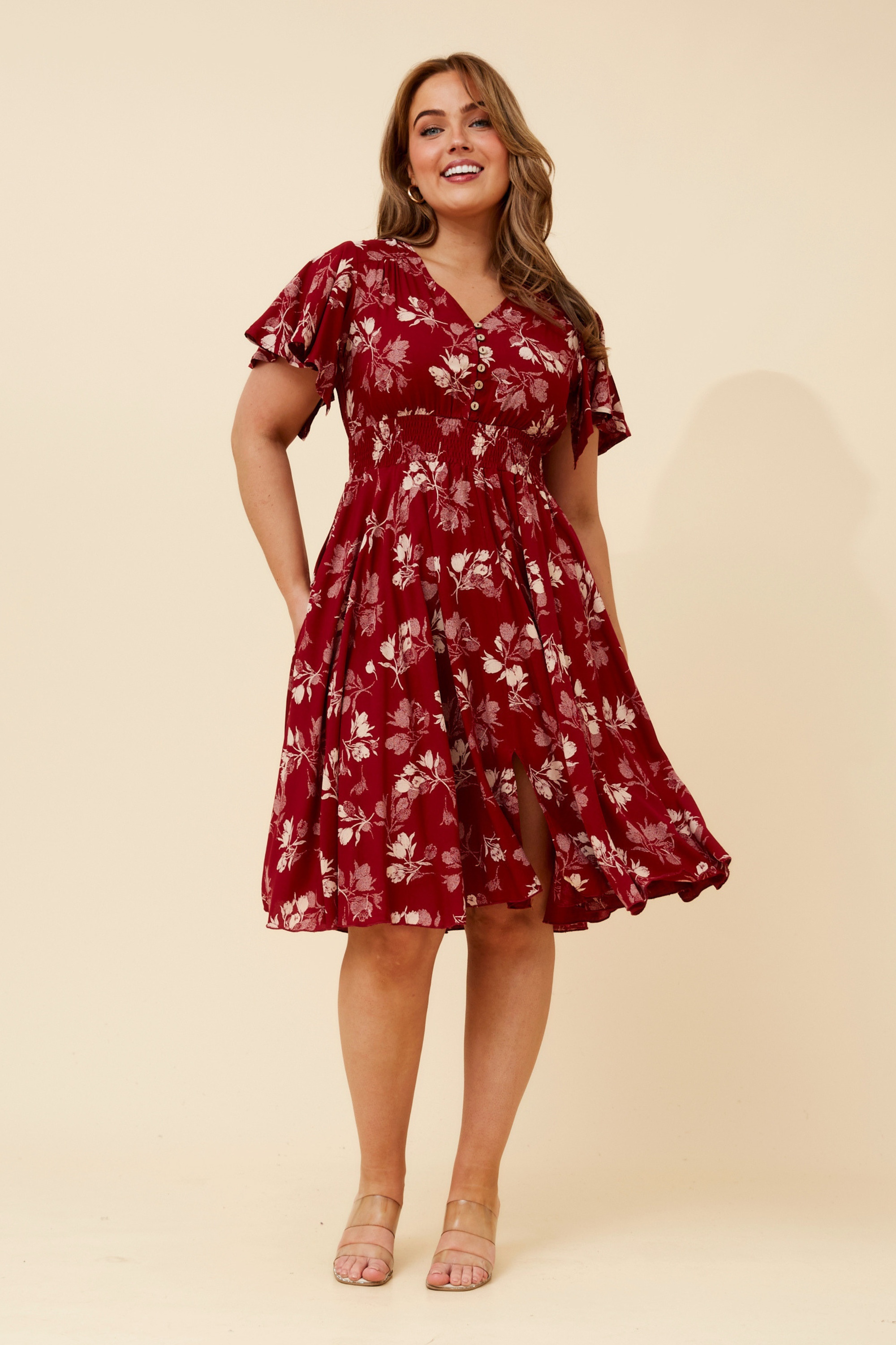 SANDY FLORAL DRESS