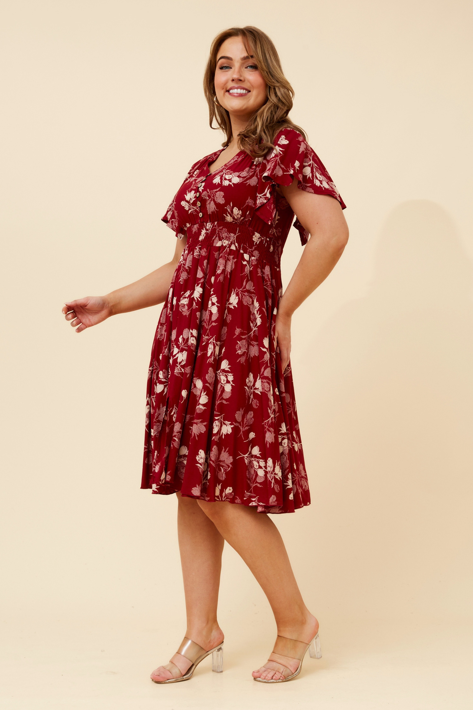 SANDY FLORAL DRESS