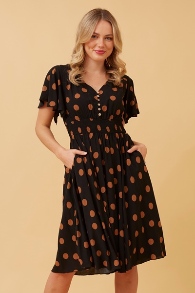 SANDY POLKA DOT DRESS