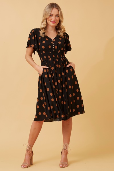 SANDY POLKA DOT DRESS