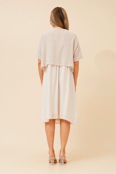 SANTANA LAYERED MESH DRESS
