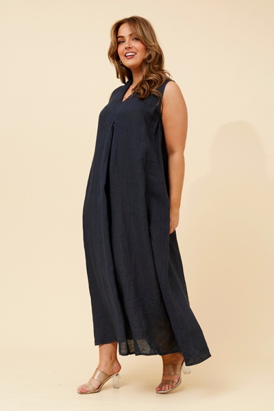 SARIAH LINEN MAXI DRESS