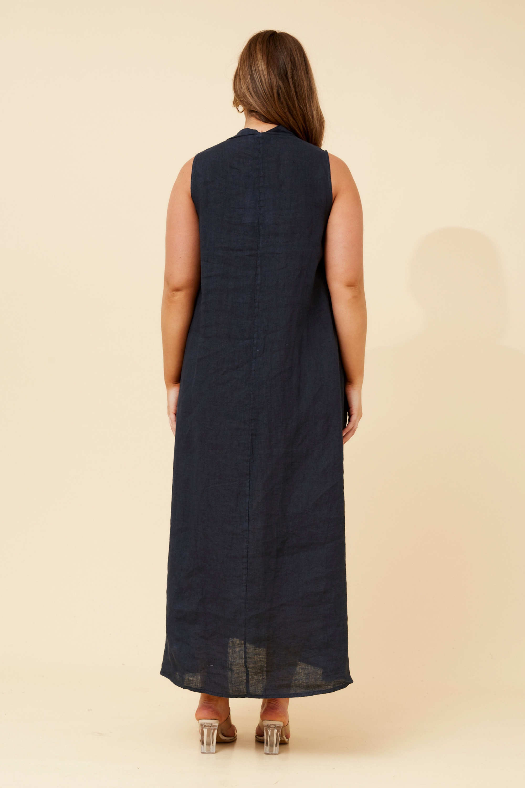 SARIAH LINEN MAXI DRESS