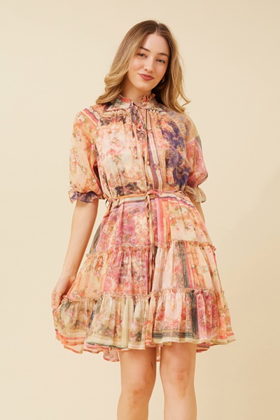 SAVANNAH TIERED DRESS