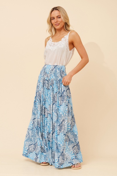SEGAL SHELL PRINT PANTS
