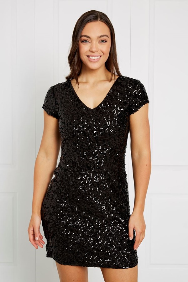 SEQUIN BODYCON DRESS SEQUIN BODYCON DRESS