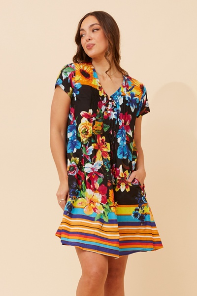 SHALIMAR FLORAL PRINT DRESS
