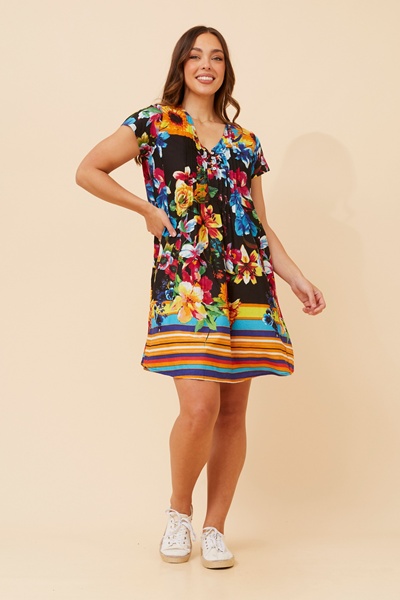 SHALIMAR FLORAL PRINT DRESS