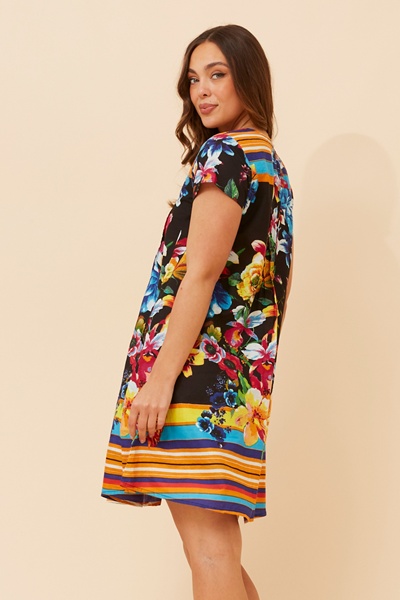 SHALIMAR FLORAL PRINT DRESS