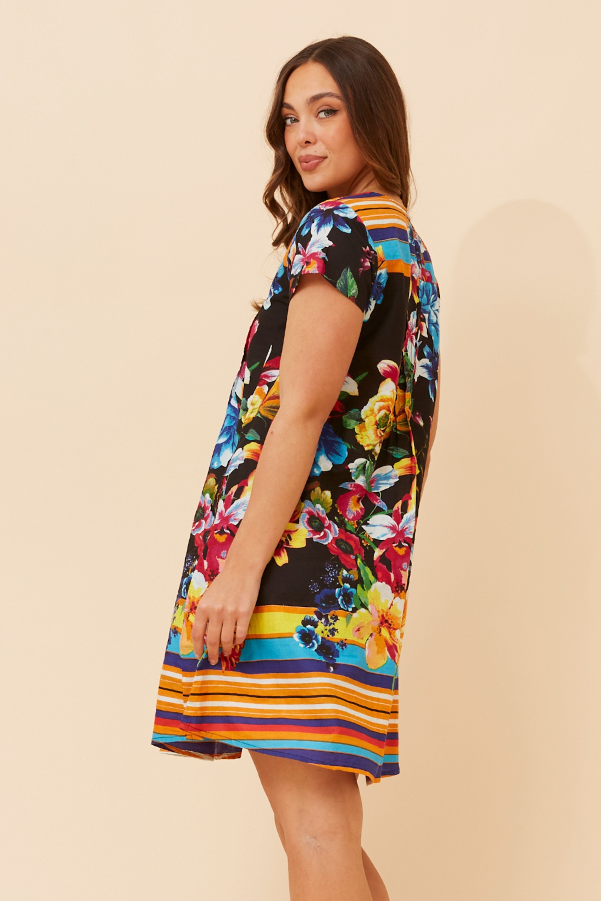 SHALIMAR FLORAL PRINT DRESS