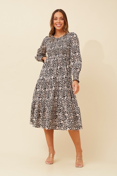 SHERRY ANIMAL PRINT DRESS