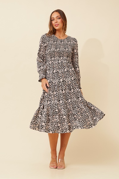 SHERRY ANIMAL PRINT DRESS