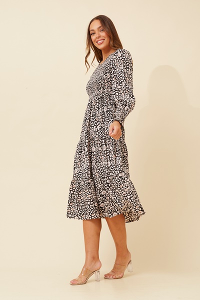 SHERRY ANIMAL PRINT DRESS