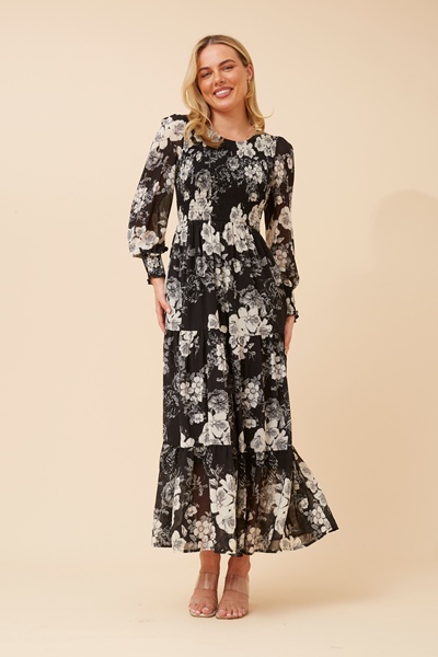 SHERRY FLORAL MAXI DRESS