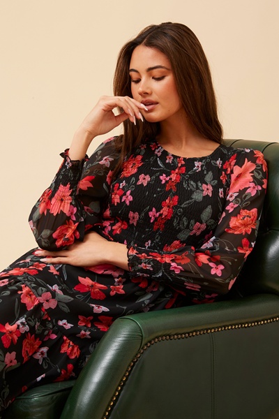 SHERRY FLORAL MAXI DRESS