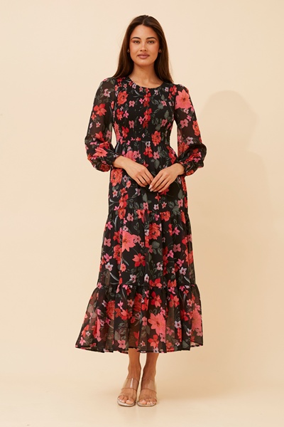 SHERRY FLORAL MAXI DRESS