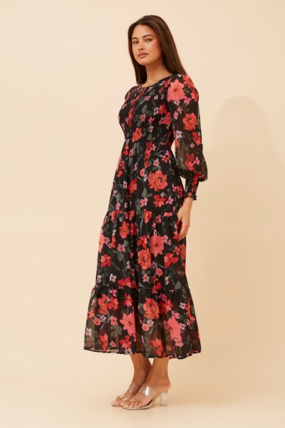 SHERRY FLORAL MAXI DRESS