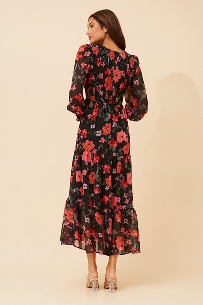 SHERRY FLORAL MAXI DRESS