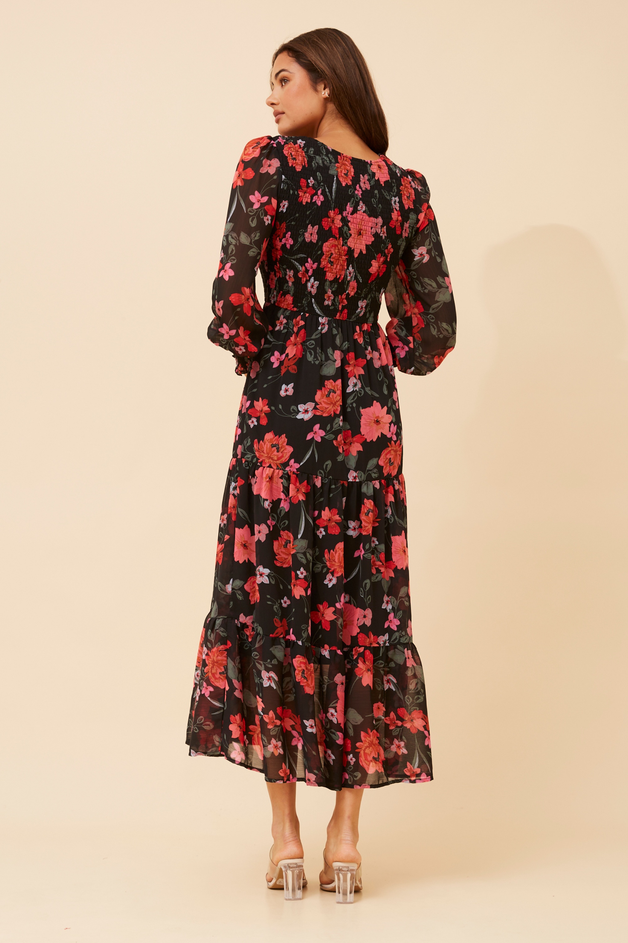 SHERRY FLORAL MAXI DRESS