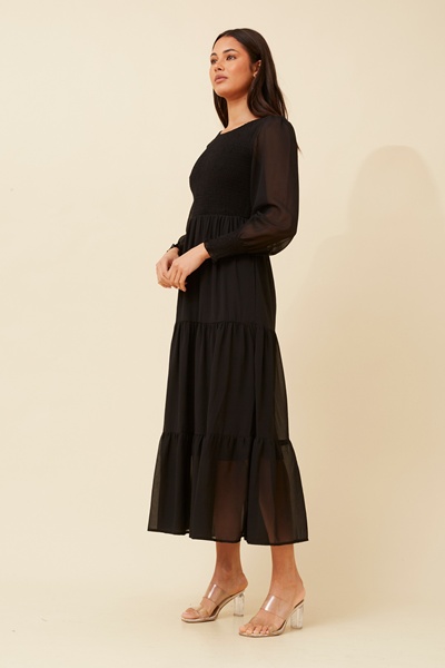 SHERRY MAXI TIERED DRESS