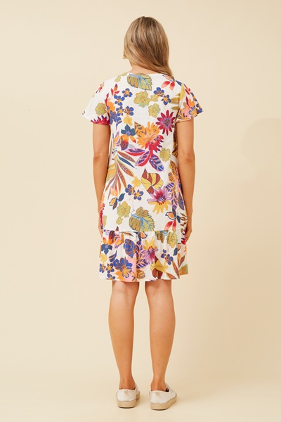 SHILOH BOTANICAL PRINT DRESS