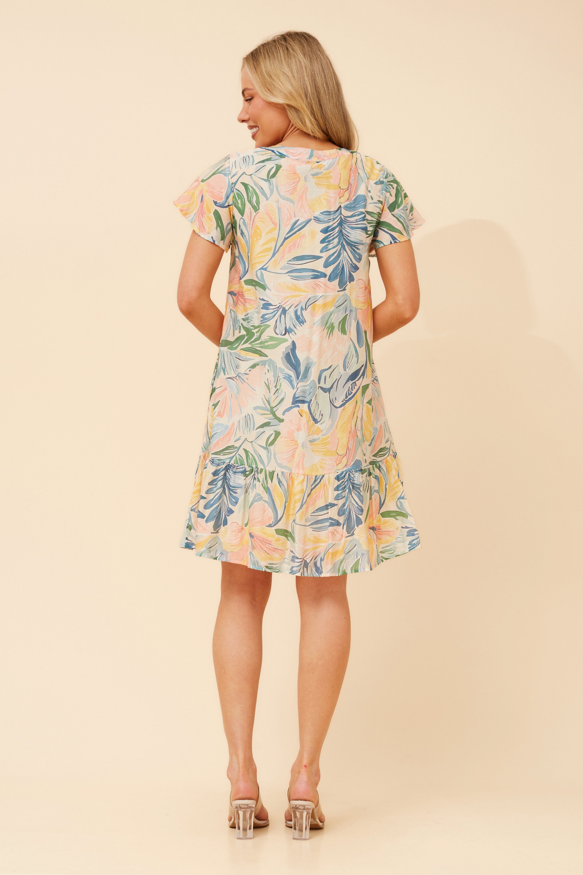SHILOH FLORAL SHORT DRESS