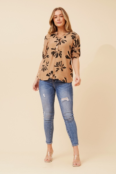 SHILPI ABSTRACT PRINT BLOUSE