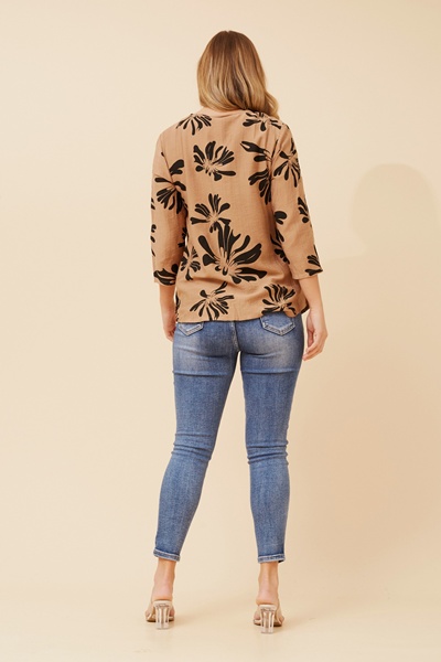 SHILPI ABSTRACT PRINT BLOUSE