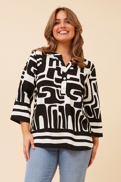 SHILPI ABSTRACT PRINT BLOUSE