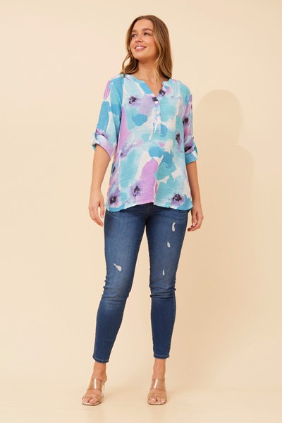 SHILPI ABSTRACT PRINT BLOUSE