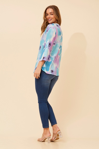 SHILPI ABSTRACT PRINT BLOUSE