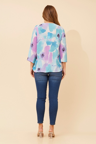 SHILPI ABSTRACT PRINT BLOUSE
