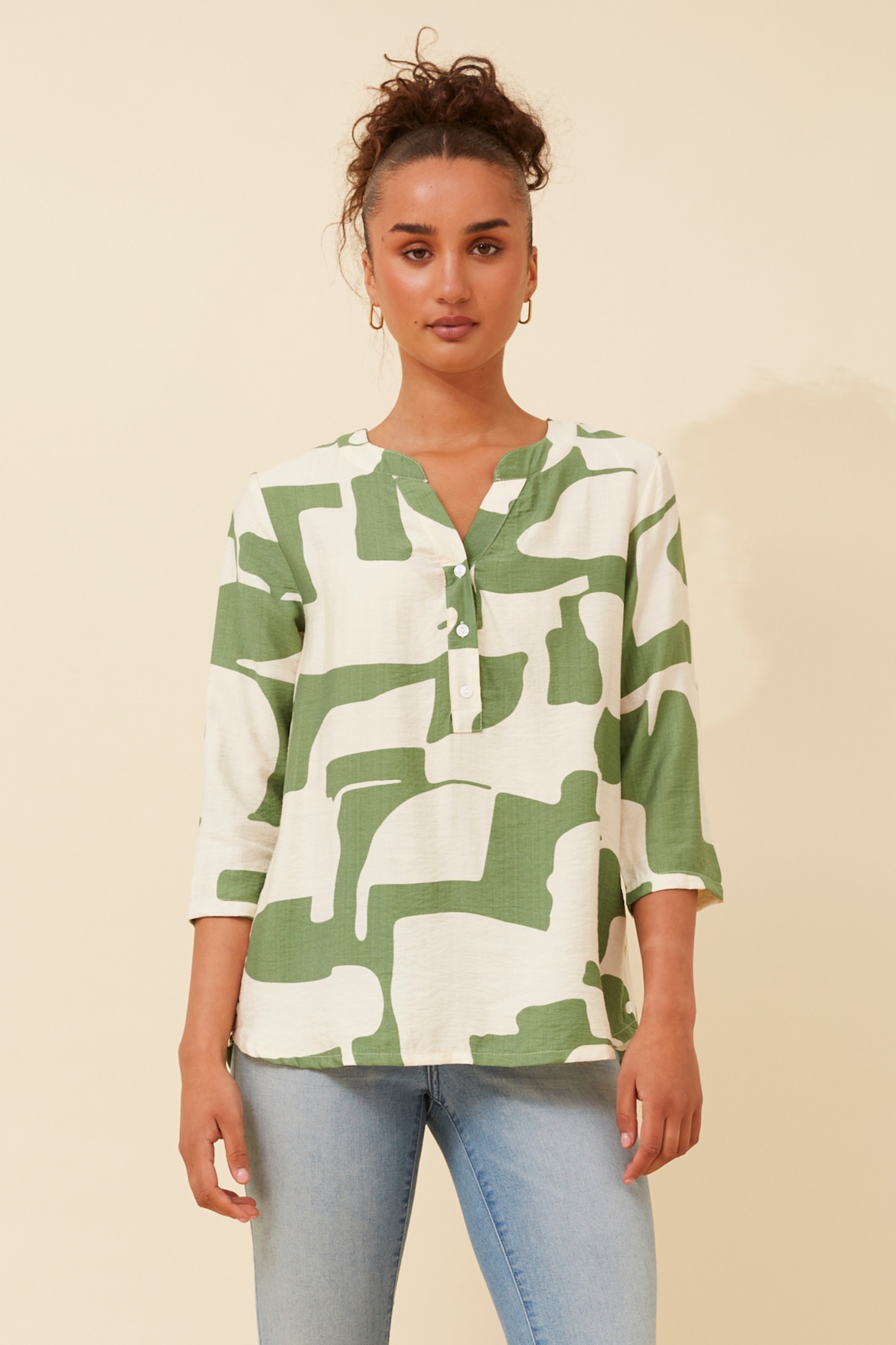 SHILPI ABSTRACT PRINT SHIRT