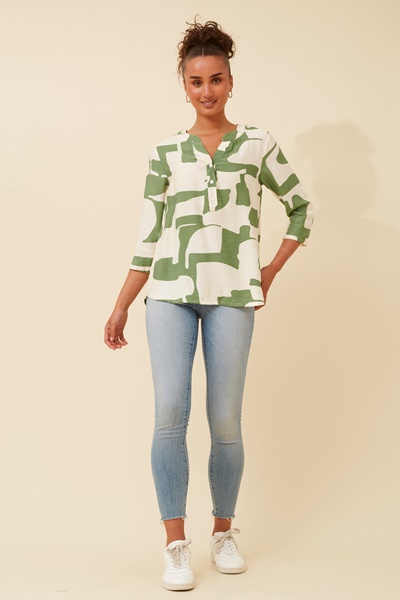 SHILPI ABSTRACT PRINT SHIRT