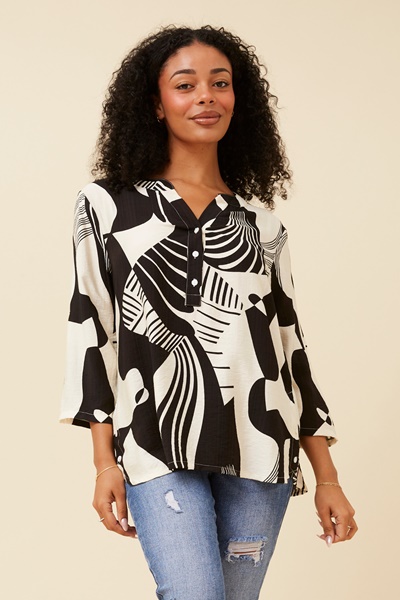 SHILPI ABSTRACT PRINT SHIRT