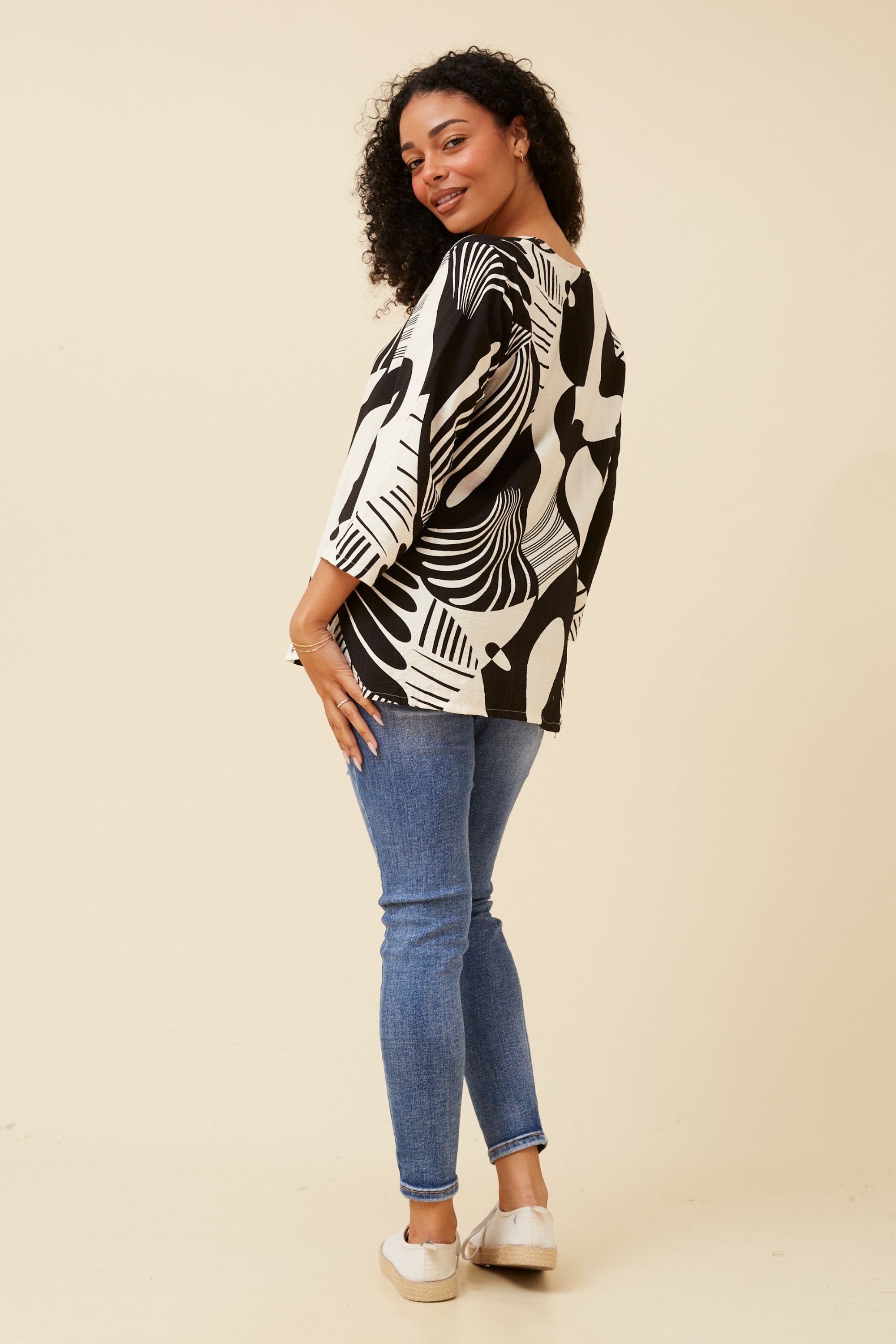 SHILPI ABSTRACT PRINT SHIRT