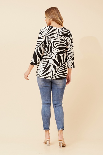 SHILPI LEAF PRINT BLOUSE