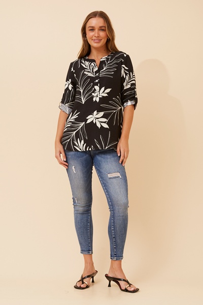 SHILPI LEAF PRINT BLOUSE
