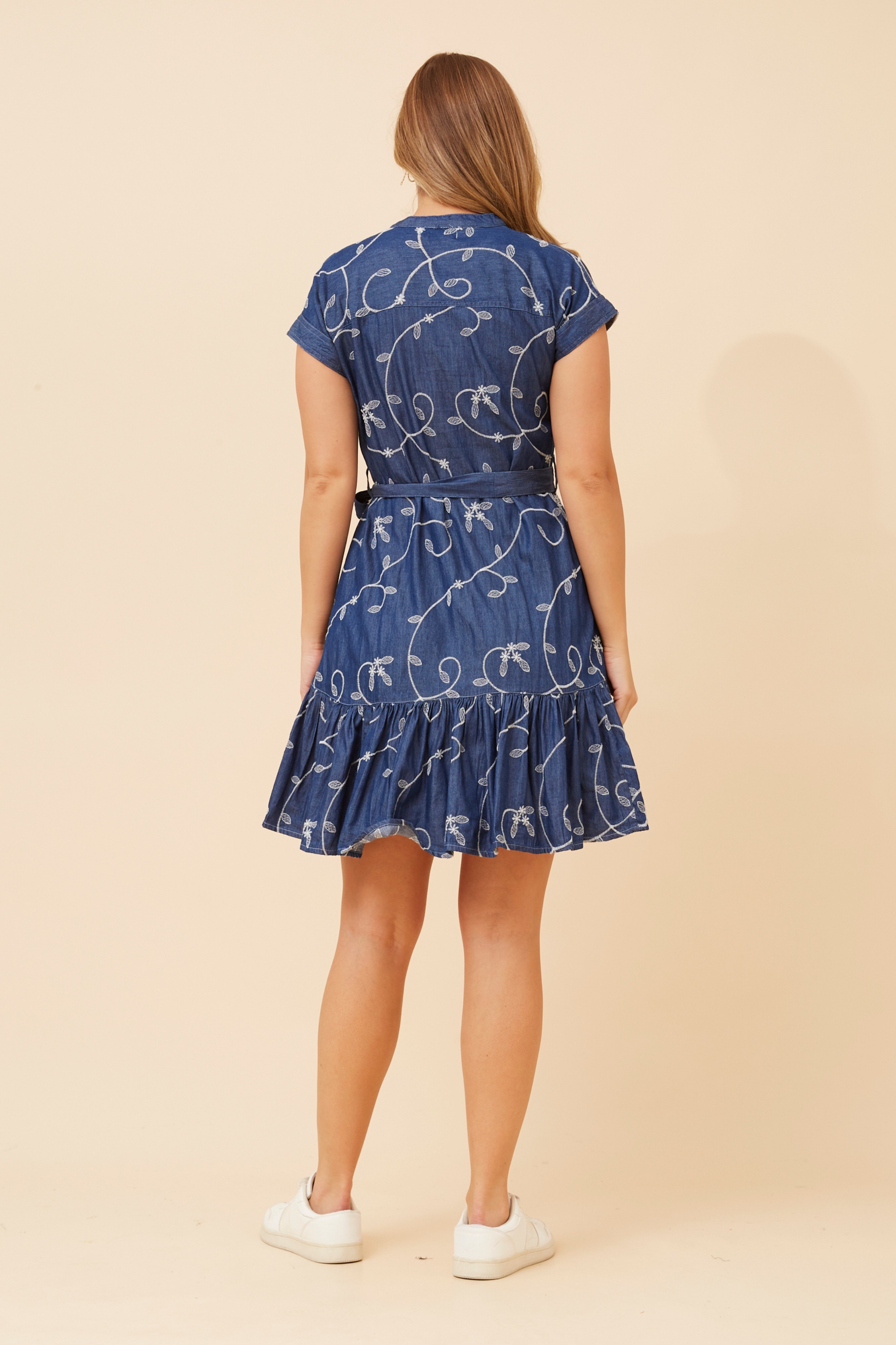 SHIVANYA EMBROIDERED SHORT DRESS