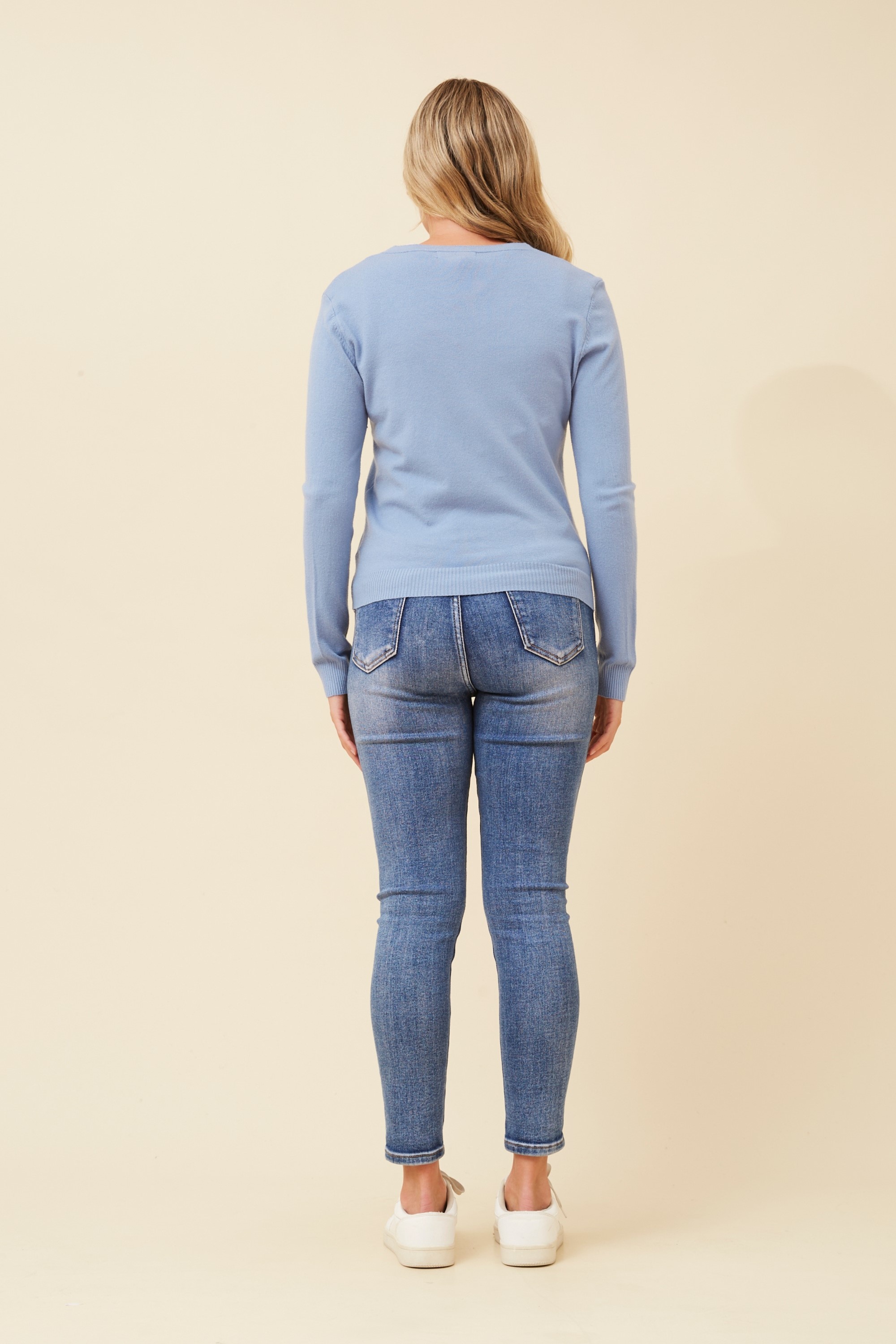 SHONTAY SOLID KNIT CARDIGAN