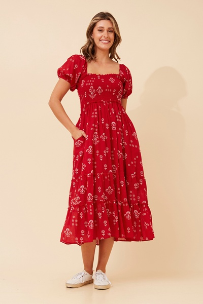 SIDRA FLORAL MAXI DRESS