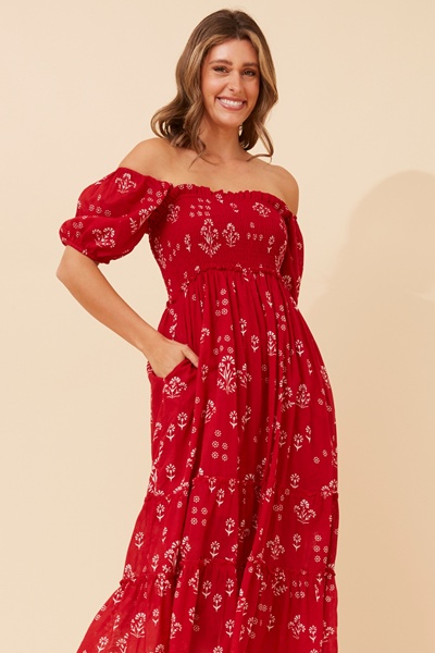 SIDRA FLORAL MAXI DRESS